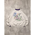 Vintage Adirondacks Hummingbird Nature Graphic Sweatshirt Size Large
