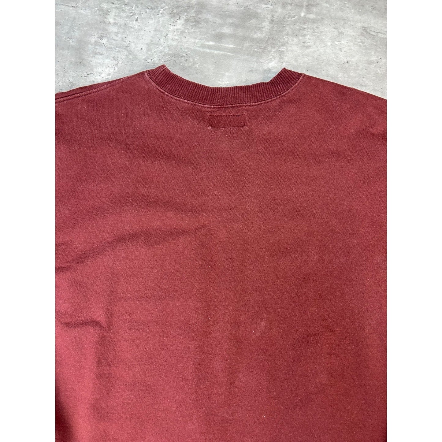 Vintage 90s BUM Equipment Embroidered Spellout Crewneck Sweatshirt Size Large