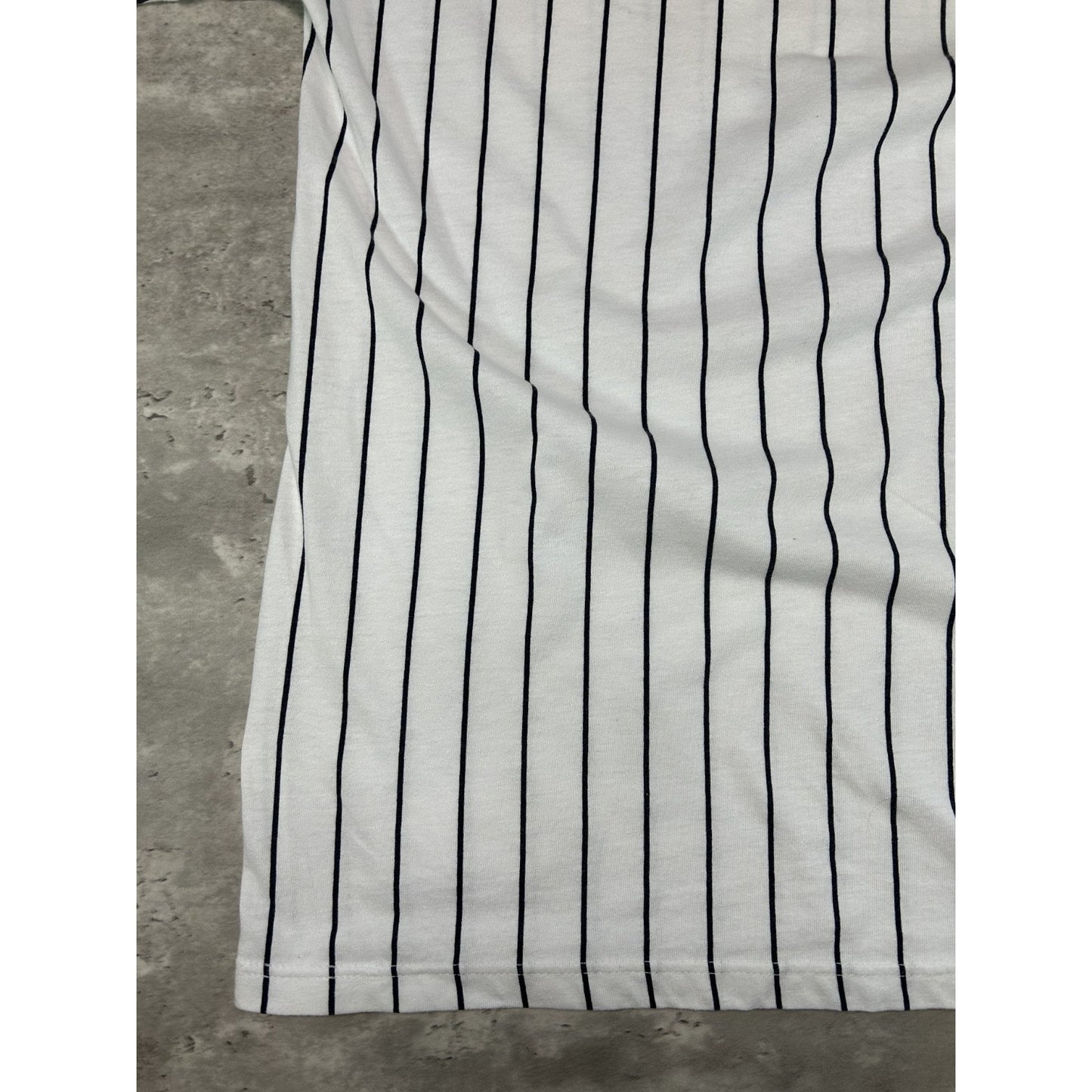 Vintage 1997 Los Angeles Angels MLB Pinstripe Russell Athletic Jersey Sz Medium