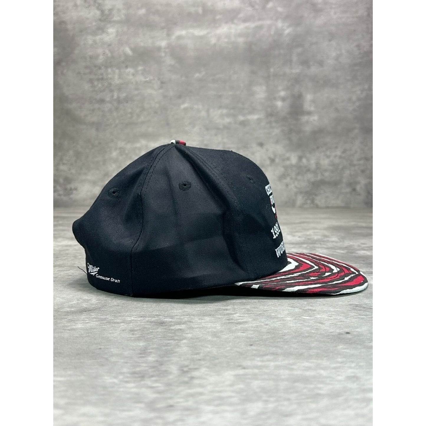 Vintage 1991/92 Chicago Bulls NBA Back To Back World Champs Snapback Hat OSFA