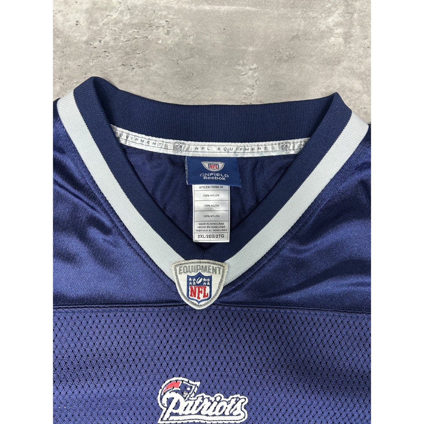 Vintage John Lynch #47 New England Patriots NFL Reebok Jersey Size 2XL