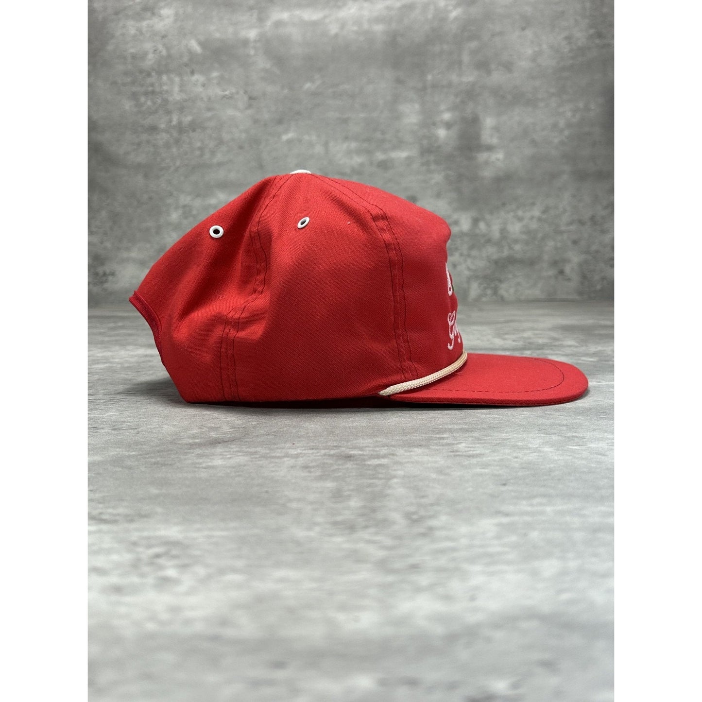 Vintage 90s Super Valu Golf Outing Embroidered Spellout Snapback Hat OSFA