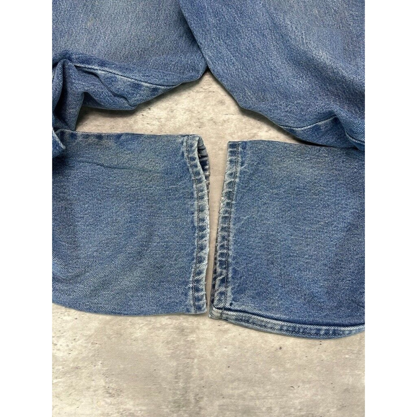 Vintage Dickies Medium Wash Denim Workwear Pants Size 38 Blue