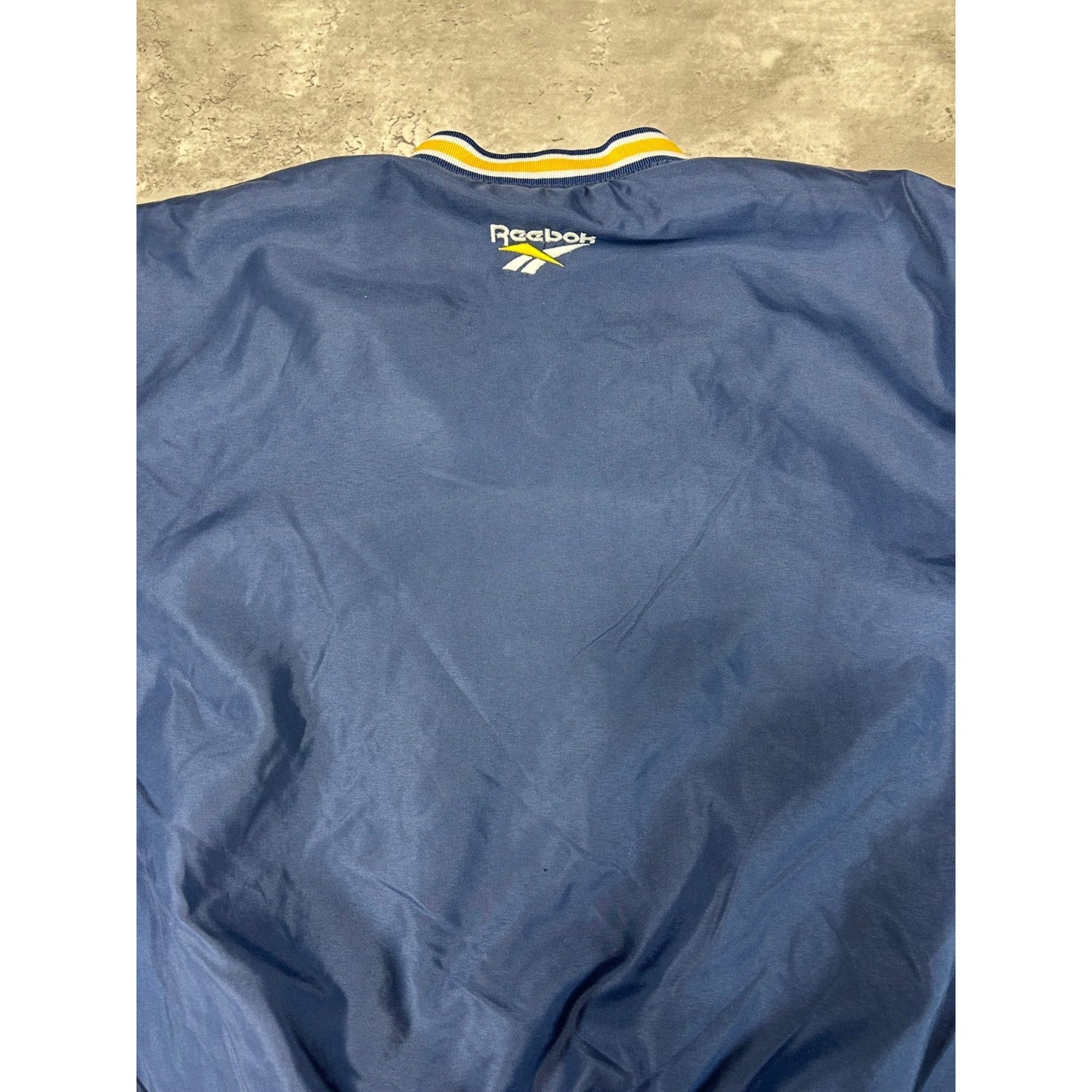 Vintage 90s Michigan Wolverines NCAA Embroidered Windbreaker Jacket Size XL