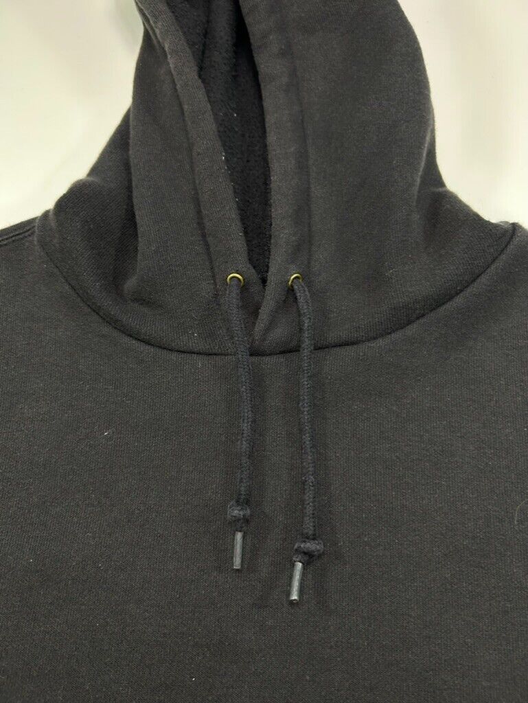 Vintage Carhartt Embroidered Patch Hooded Sweatshirt Size 2XL Black K121BLK