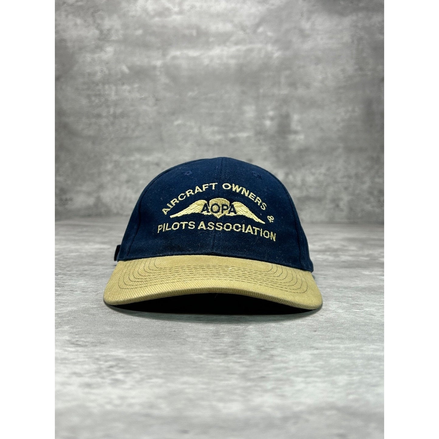 Vintage Aircraft Owners Pilots Association Embroidered Strapback Hat OSFA