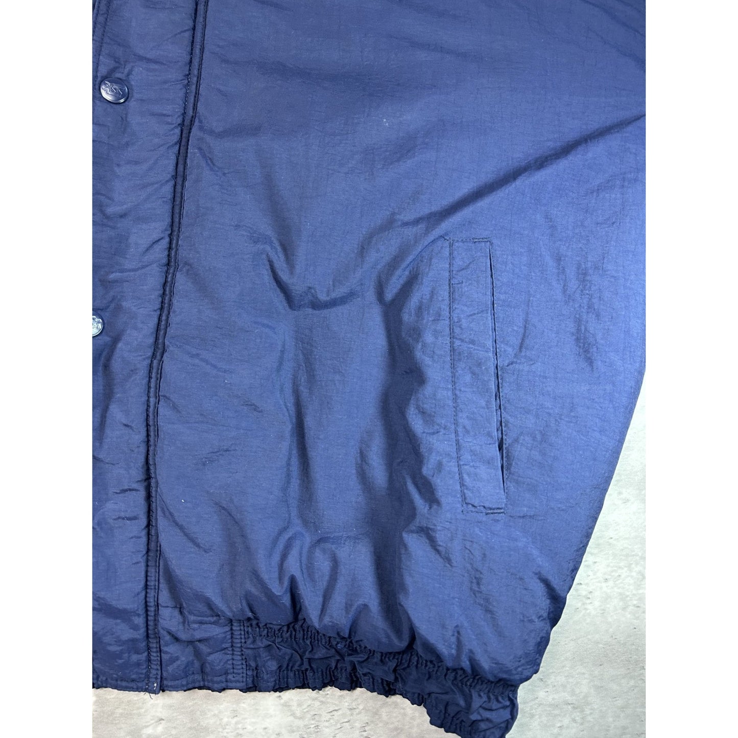 Vintage 90s UNC Tarheels NCAA Insulated Full Zip Hooded Starter Jacket Size 2XL