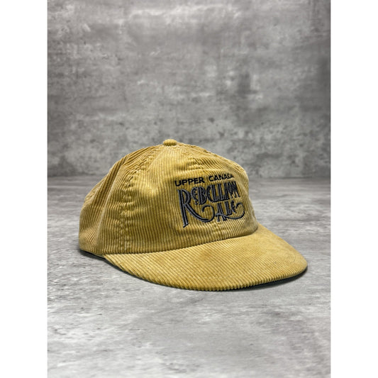 Vintage Upper Canada Rebellion Ale Embroidered Beer Promo Strapback Hat OSFA