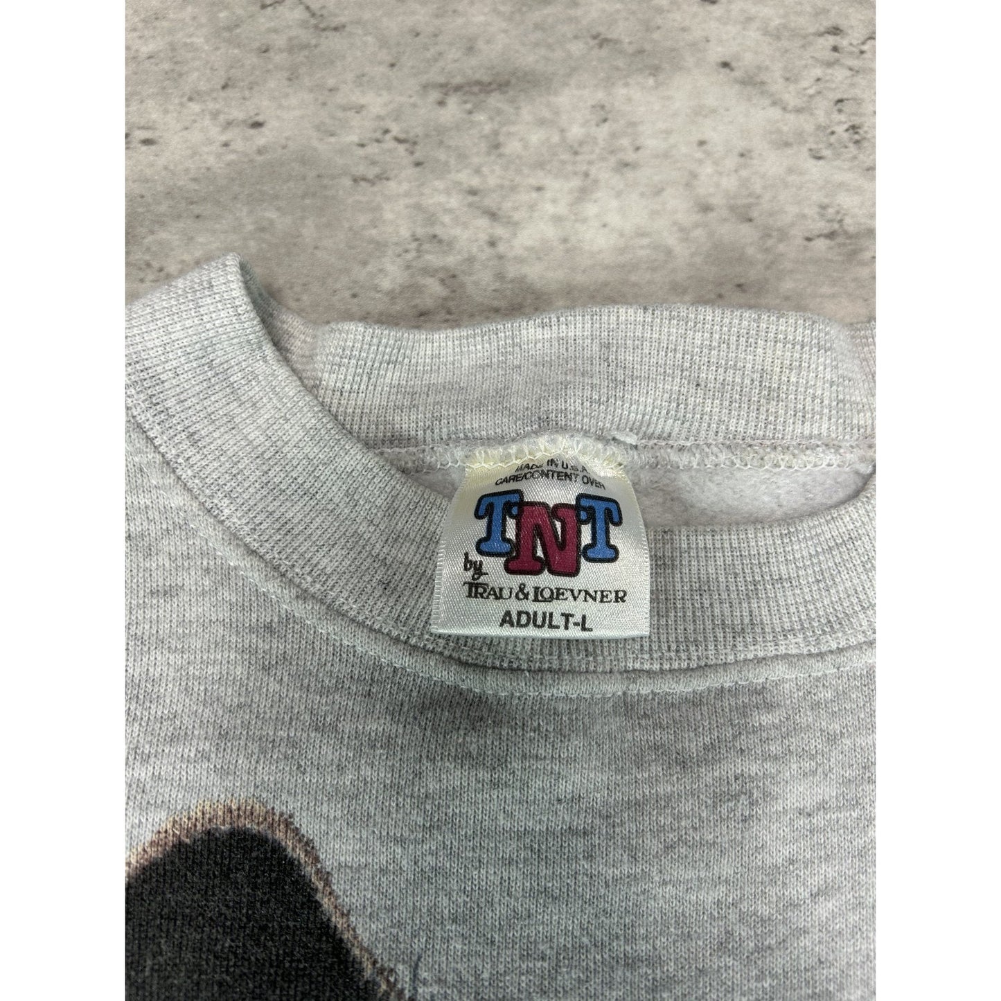 Vintage 90s Wolf Big Graphic Animal Nature Wilderness Sweatshirt Size Large