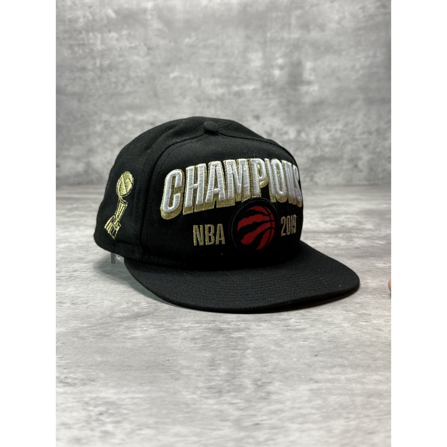Toronto Raptors NBA Embroidered Spellout World Champs Snapback Hat OSFA