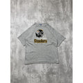 Vintage 80s Pittsburgh Steelers NFL Helmet Graphic Football T-Shirt Size Large