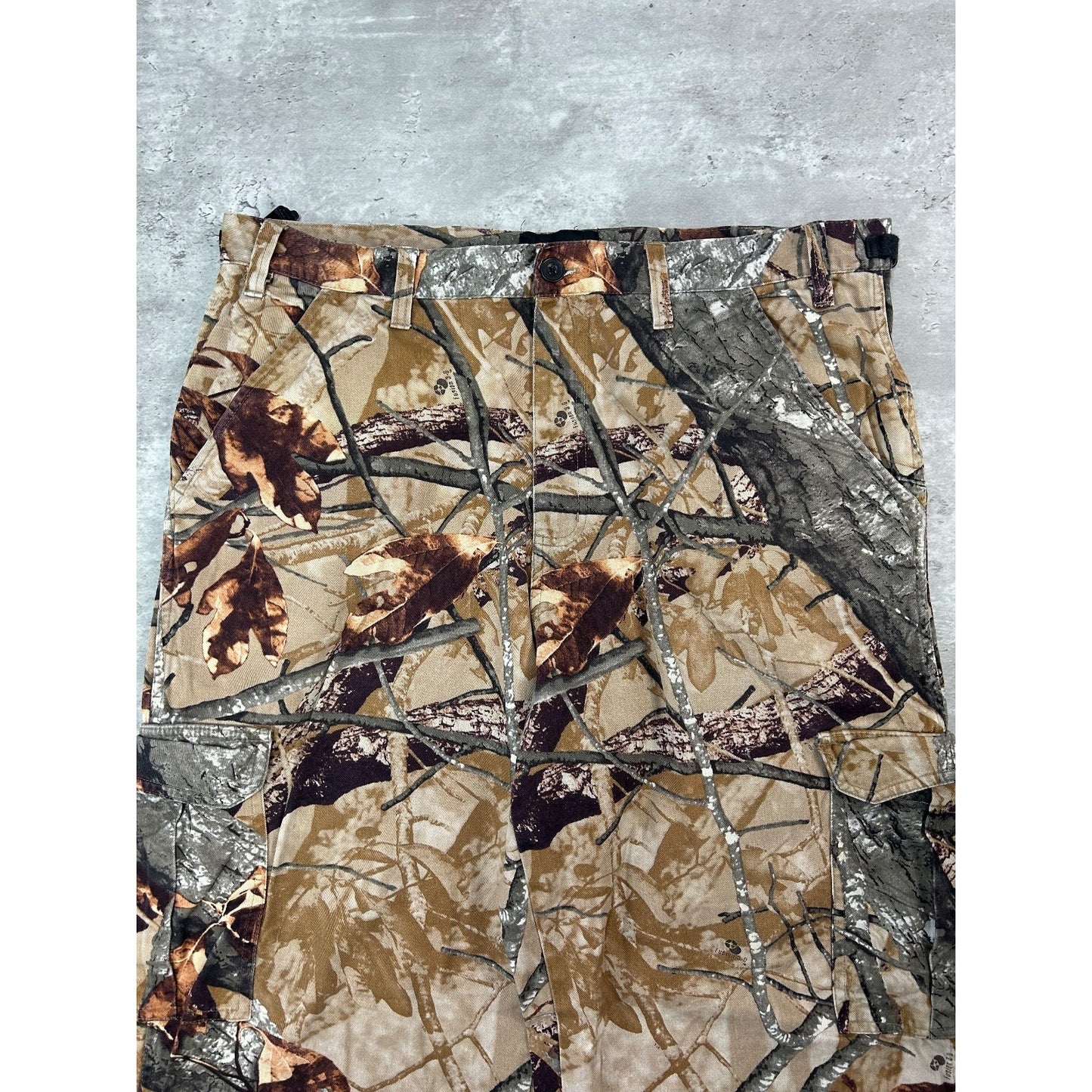 Vintage Fusion 3-D Tree Camo Utility Cargo Hunting Pants Size 38