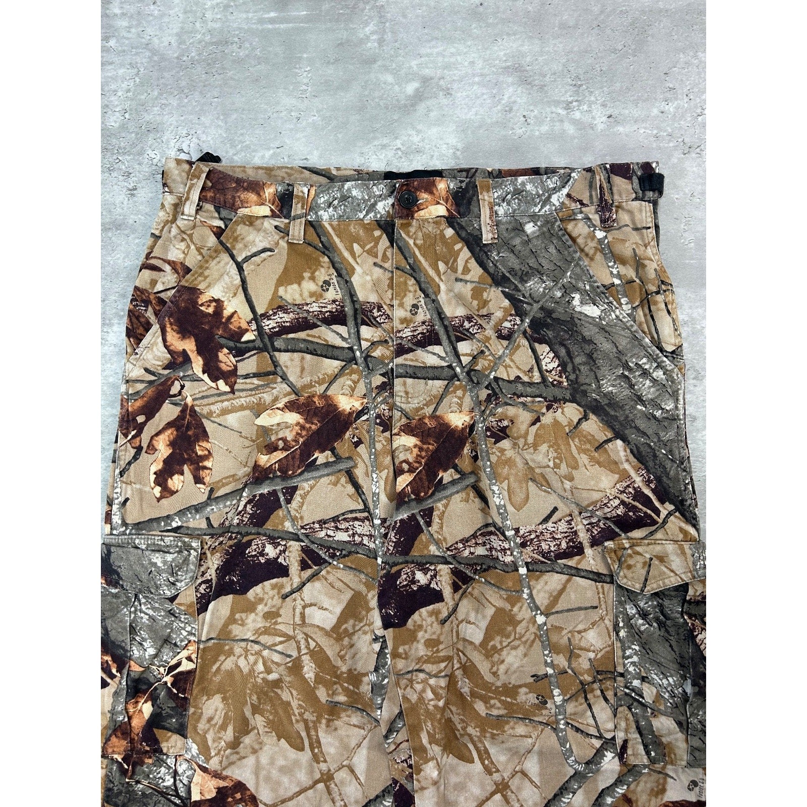 Vintage Fusion 3-D Tree Camo Utility Cargo Hunting Pants Size 38