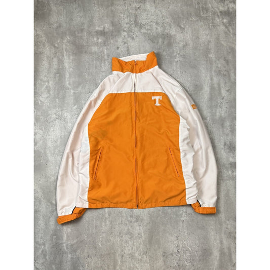 Tennessee Volunteers NCAA Embroidered Logo Windbreaker Jacket Size Large