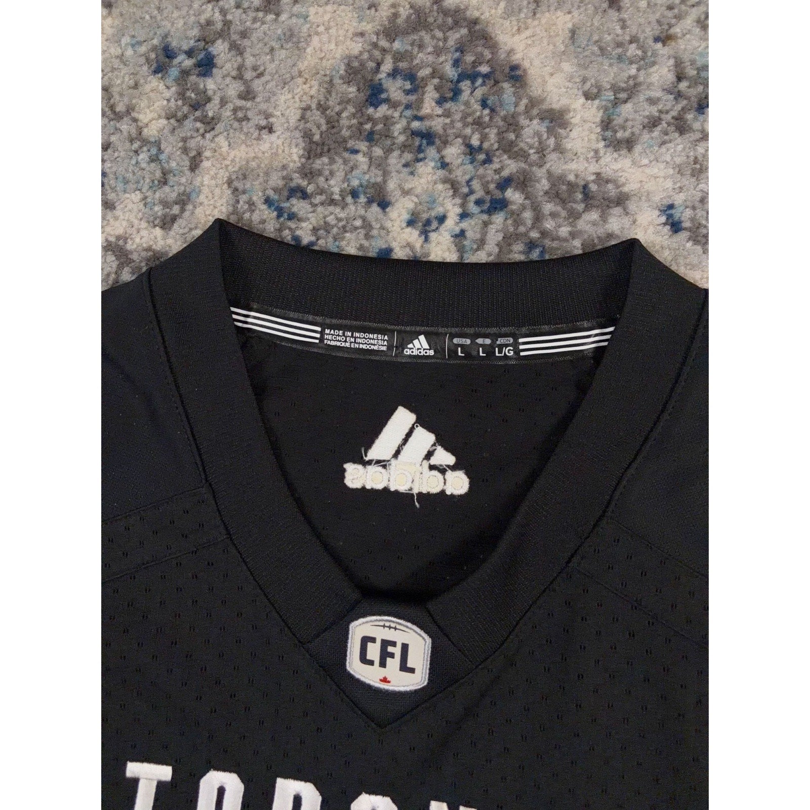 Toronto Argonauts CFL 2016 Grey Cup Adidas Football Jersey Size Large