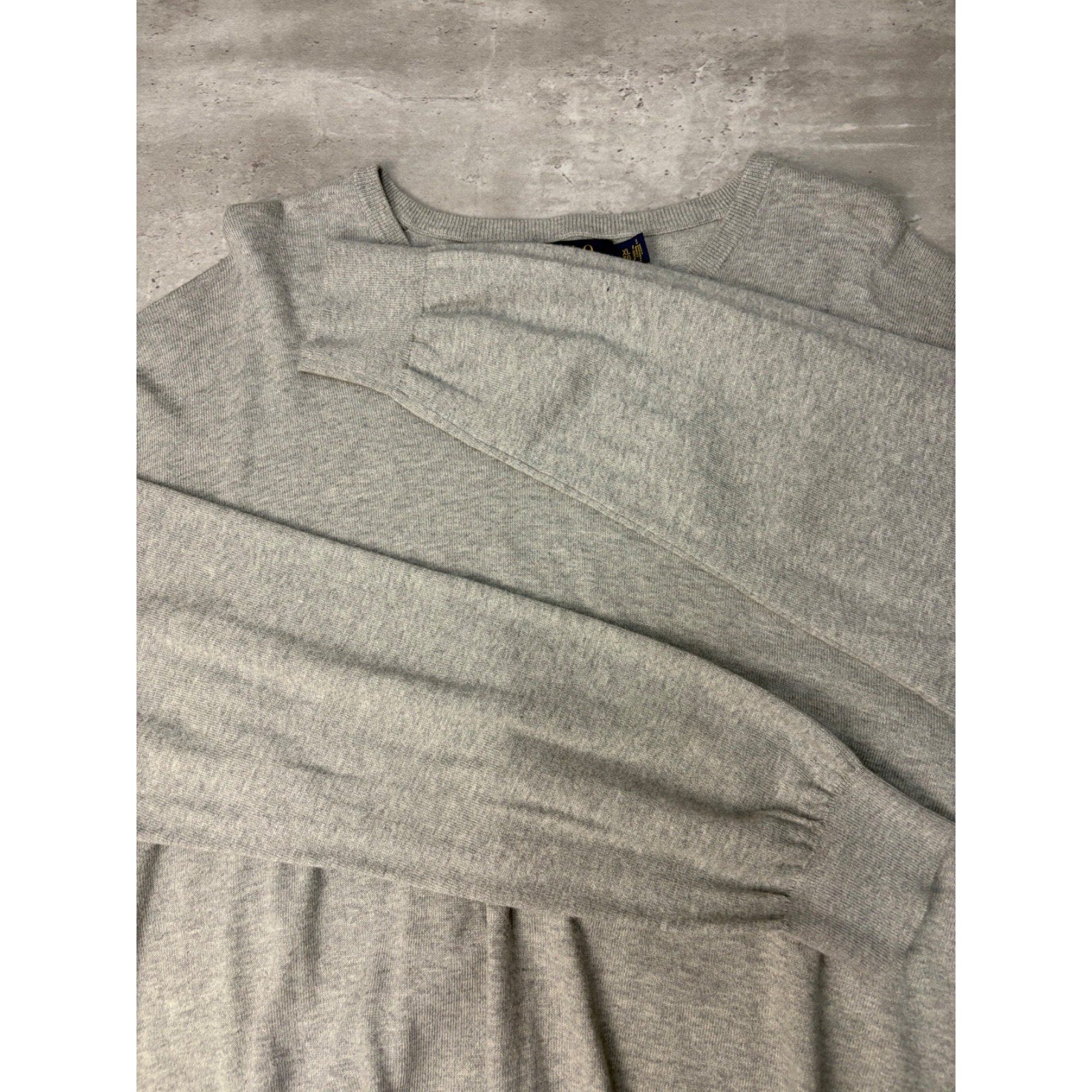 Vintage Polo Ralph Lauren Embroidered Pony Lightweight Knit Sweater Size XL