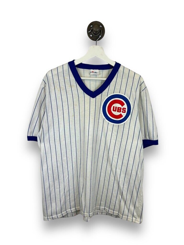 Vintage 90s Chicago Cubs MLB Majestic Pinstripe Jersey Size 2XL