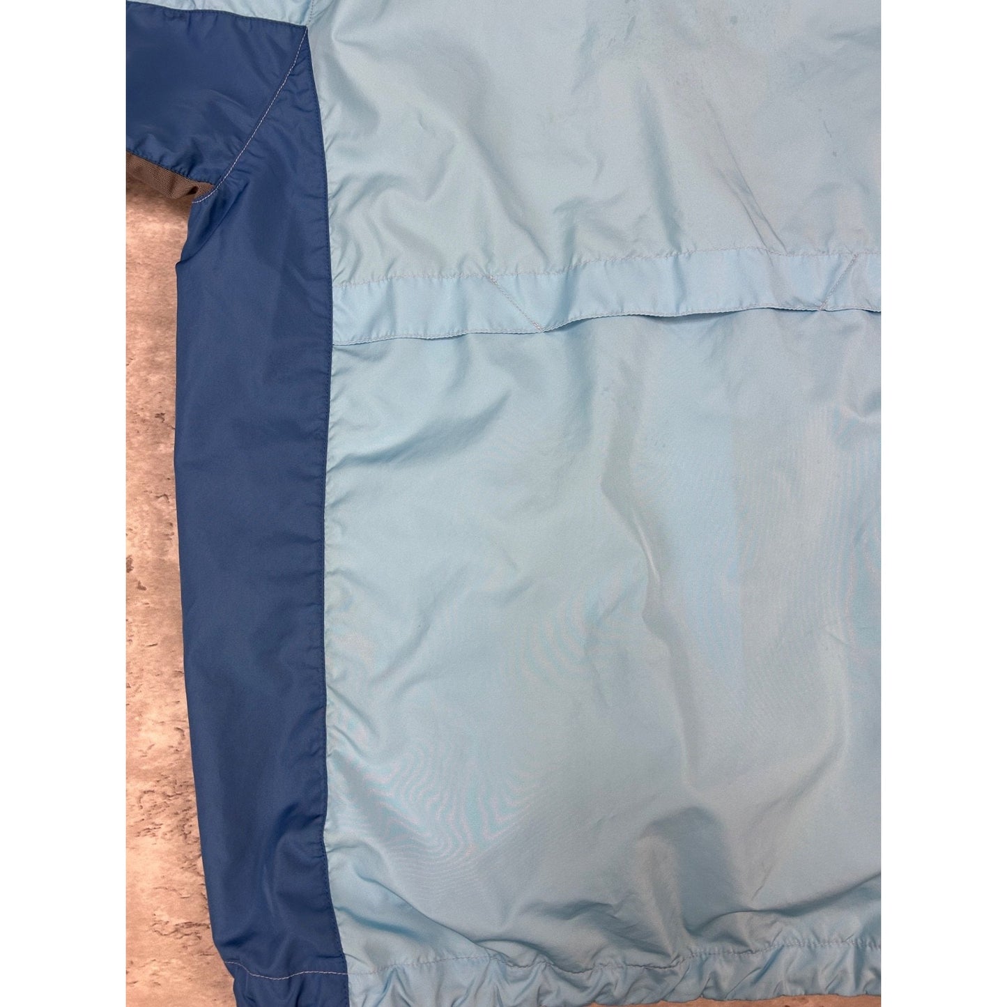 Vintage Nike Embroidered Mini Swoosh Two Tone Windbreaker Jacket Size Medium