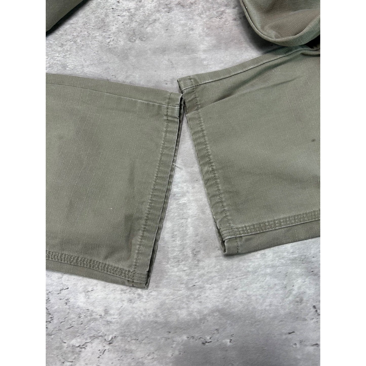 Vintage Wrangler Riggs Canvas Ripstop Double Knee Cargo Pants Size 41