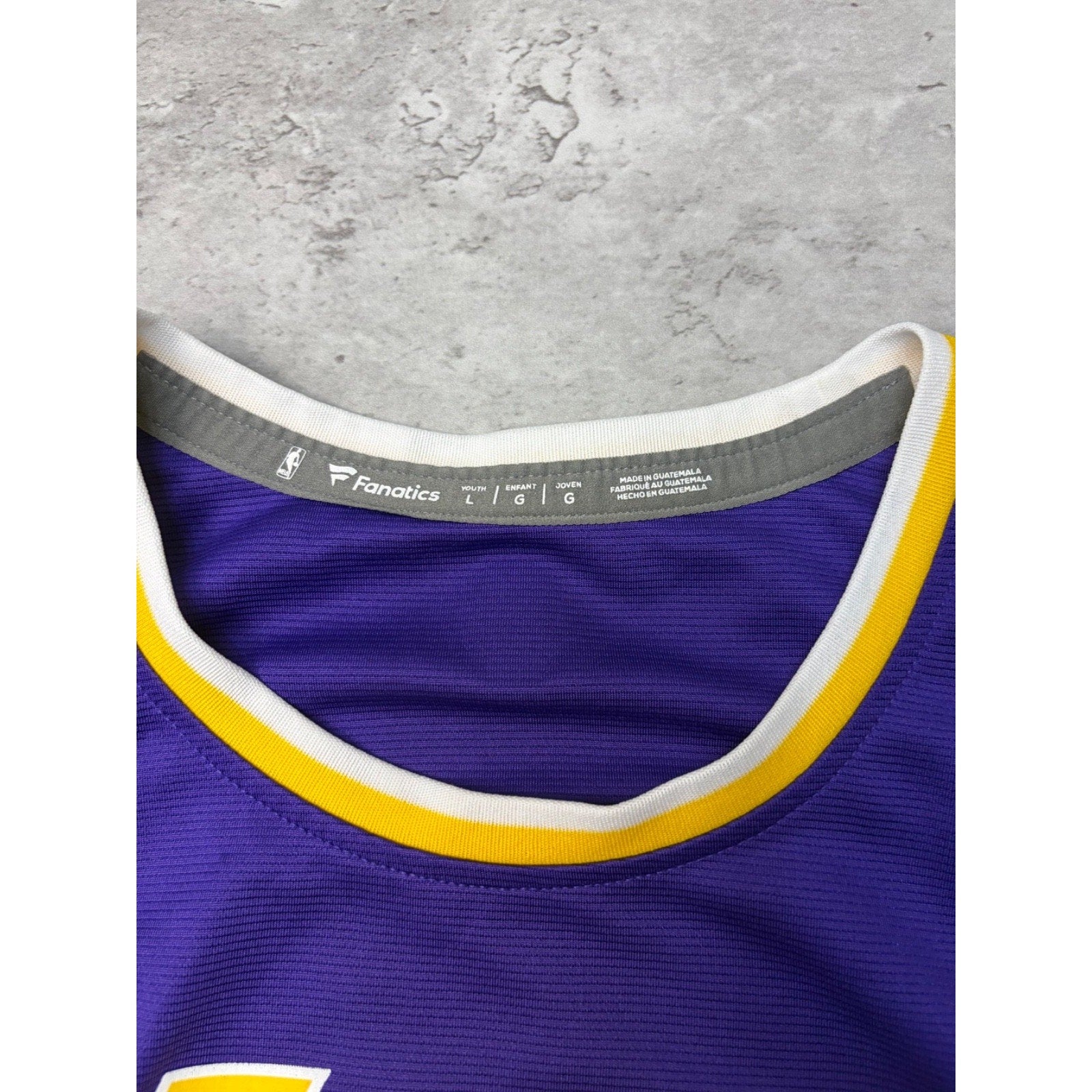 Vintage Lebron James #6 Los Angeles Lakers NBA Basketball Jersey Sz Large YOUTH