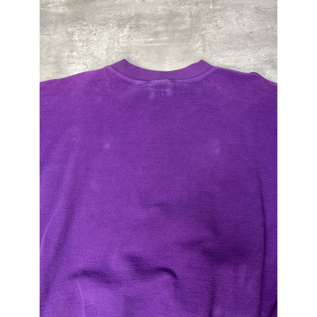 Vintage 90s University Of Western Embroidered Spellout Sweatshirt Size Medium