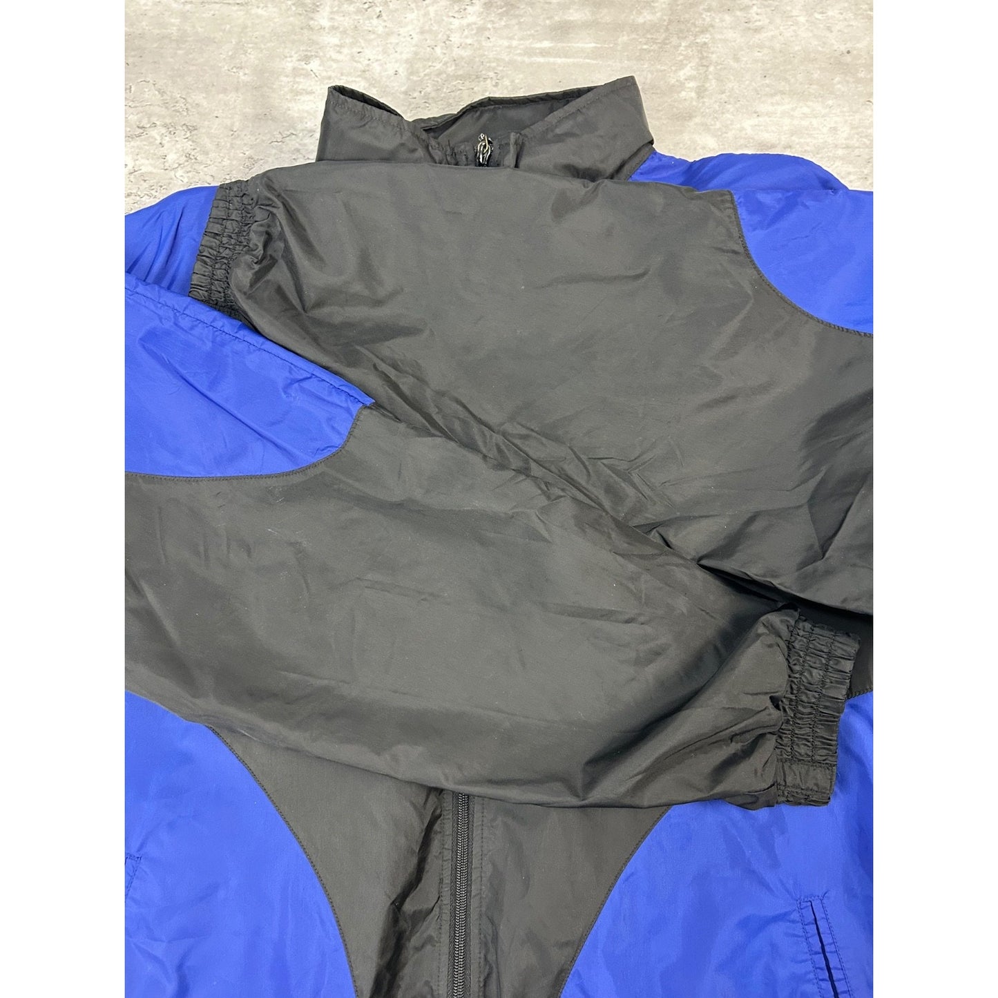 Vintage 90s Adidas Embroidered Trefoil Windbreaker Jacket Size Large