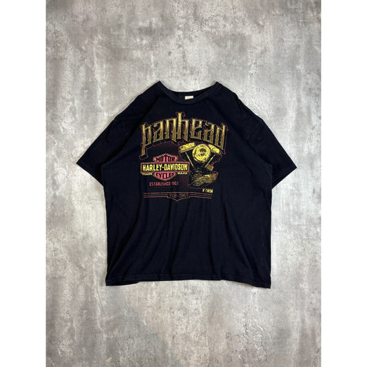 Harley Davidson Motorcycles Panhead Engine Graphic T-Shirt Size XXL