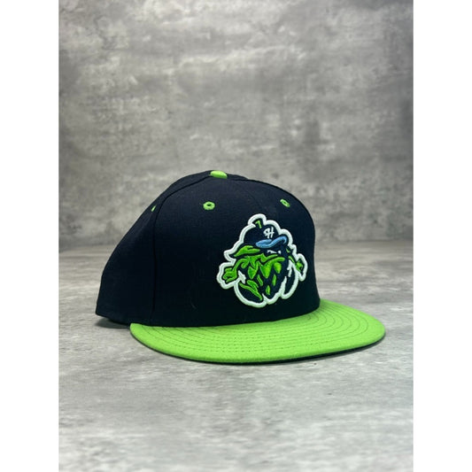Hillsboro Hops MiLB Embroidered Logo Baseball Fitted Hat 7 1/2