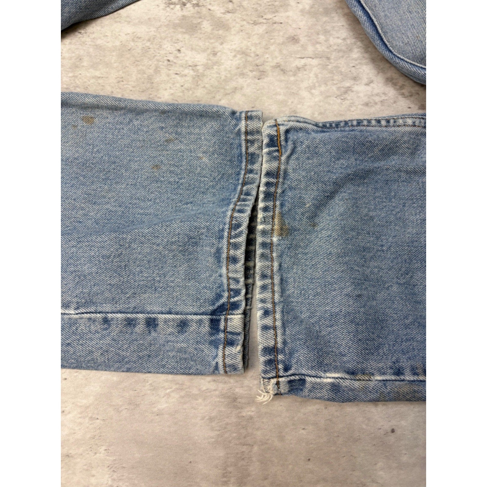 Vintage 90s Levis 505 Red Tab Light Wash Denim Pants Size 34