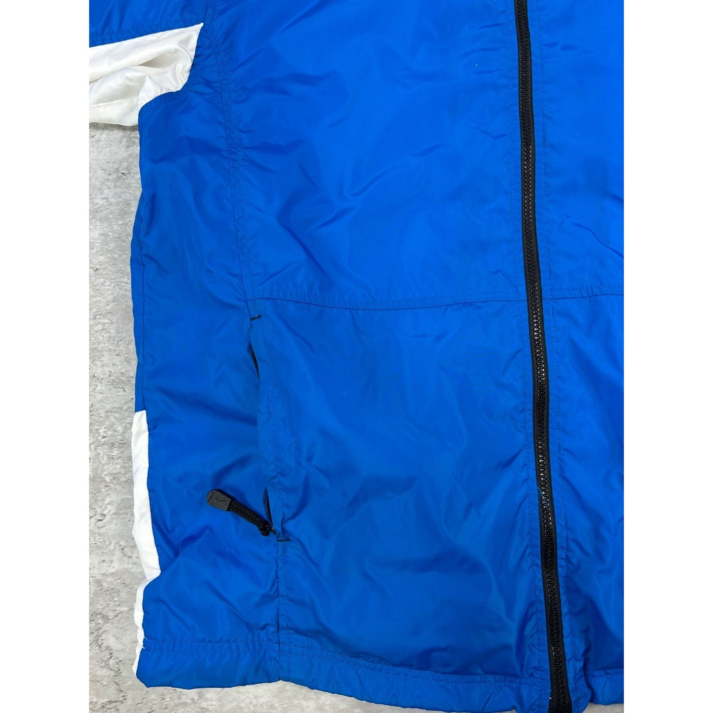 Vintage 2000s Nike Embroidered Swoosh Nylon Full Zip Jacket Size Large