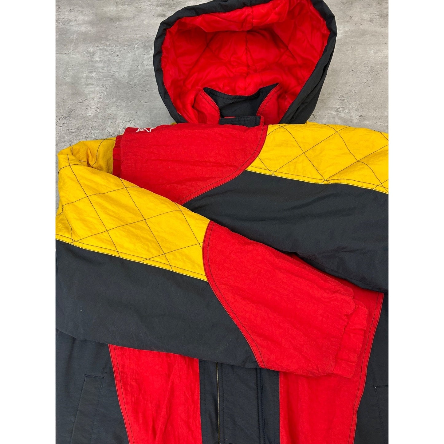 Vintage 90s Kansas City Chiefs NFL Embroidered Insulated Starter Jacket Medium