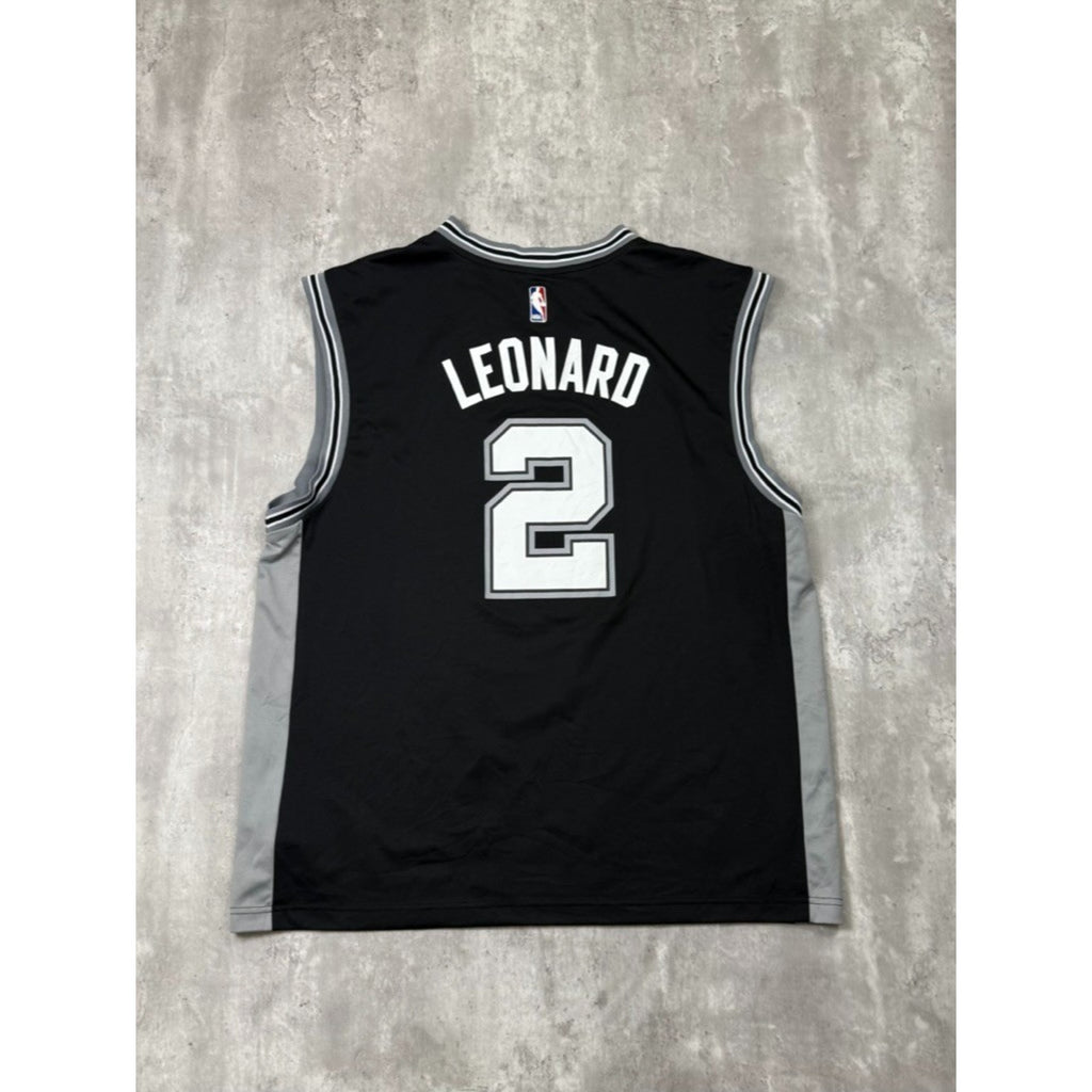 Vintage Kawhi Leonard #2 San Antonio Spurs NBA Adidas Basketball Jersey Size XL