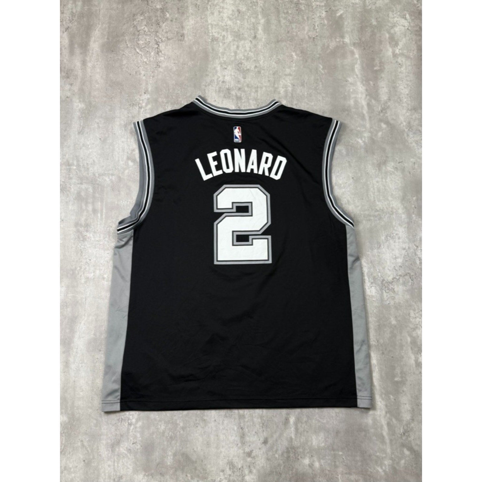 Vintage Kawhi Leonard #2 San Antonio Spurs NBA Adidas Basketball Jersey Size XL