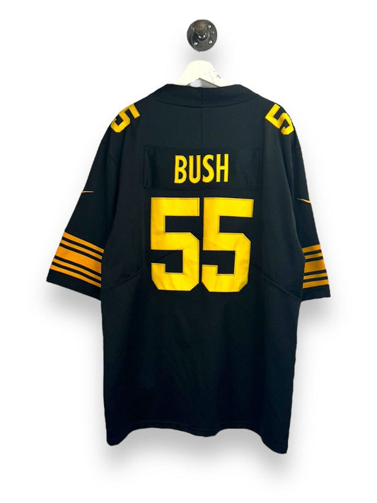 Vintage Devin Bush Jr. #55 Pittsburgh Steelers NFL Football Jersey Size XL