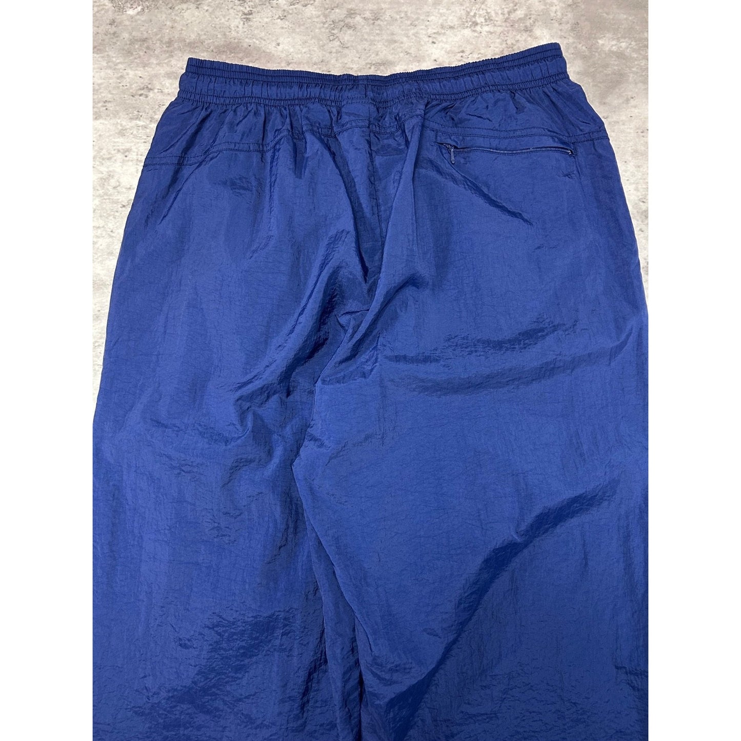 Vintage 90s Nike Tonal Embroidered Swoosh Nylon Track Pants Size XL