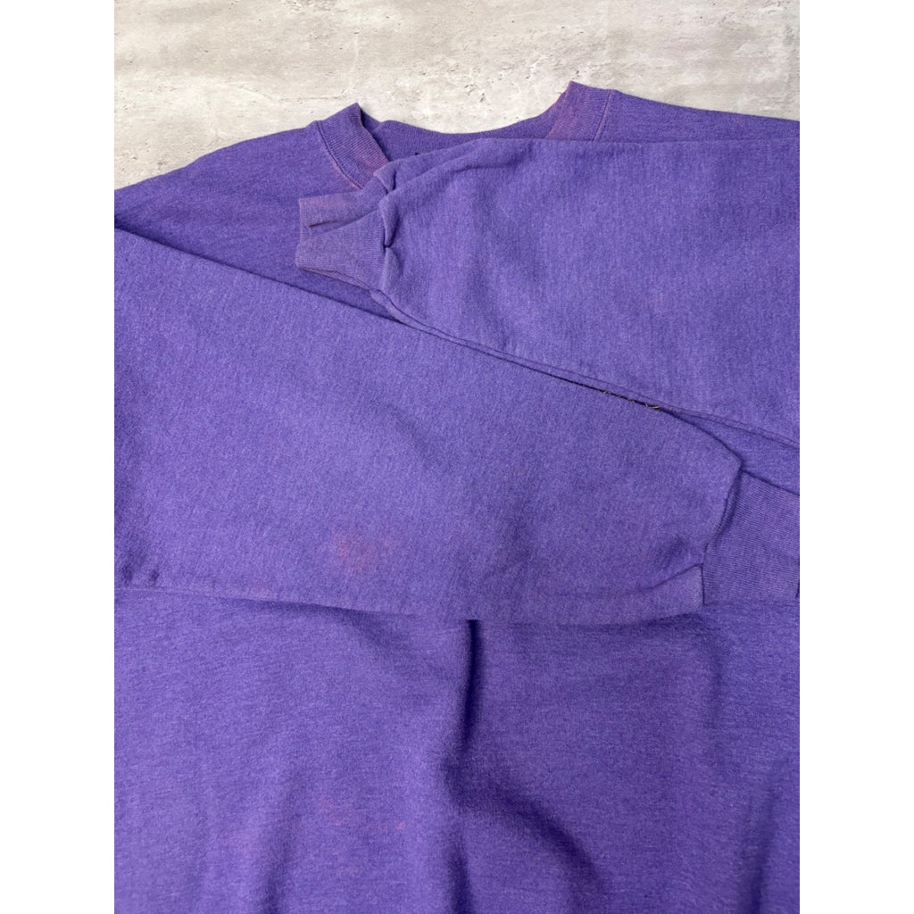 Vintage 90s Western Mustangs NCAA Embroidered Spellout Sweatshirt Size Medium