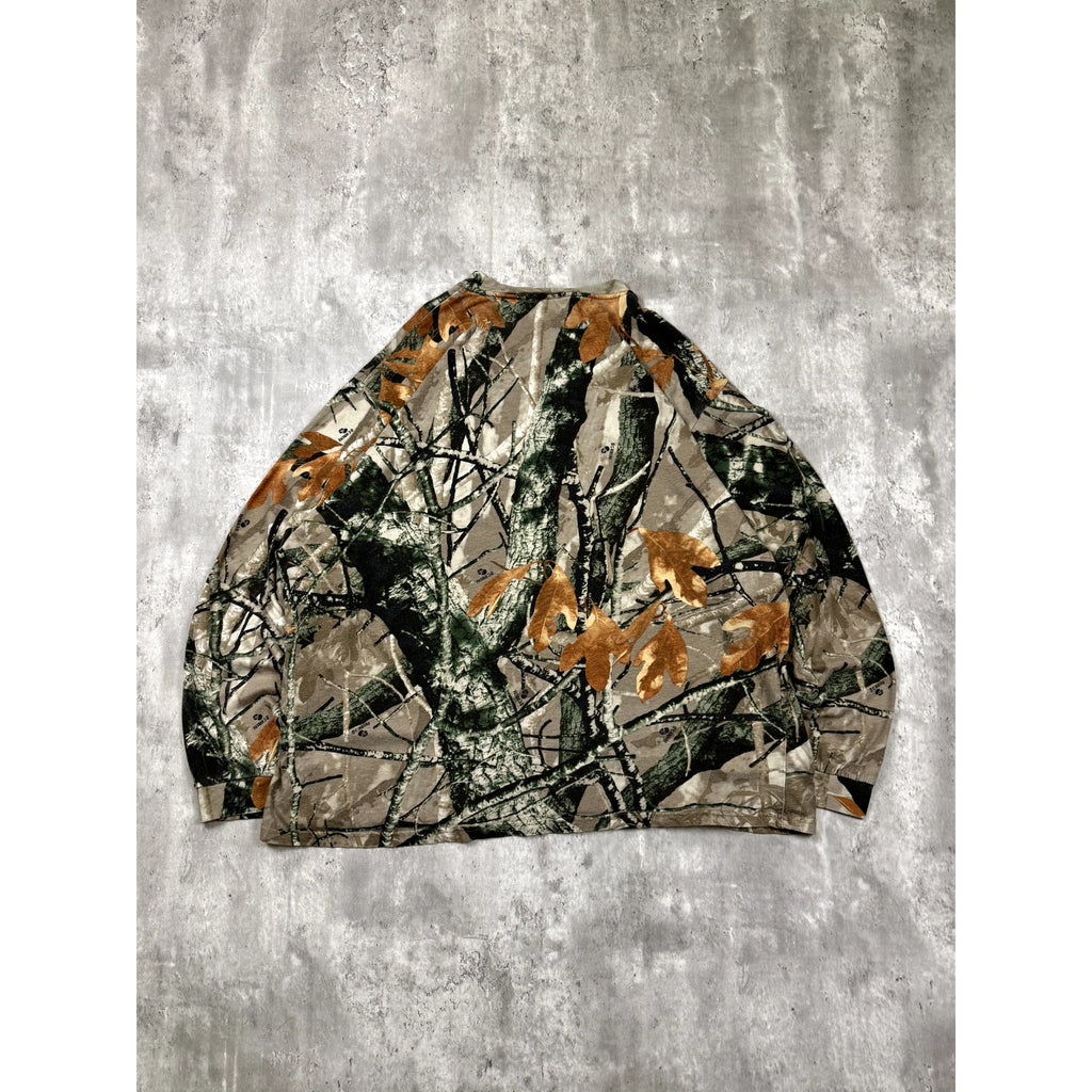 Vintage Outfiters Ridge Fusion 3D Hunting Camo Longsleeve T-Shirt Size 2XL