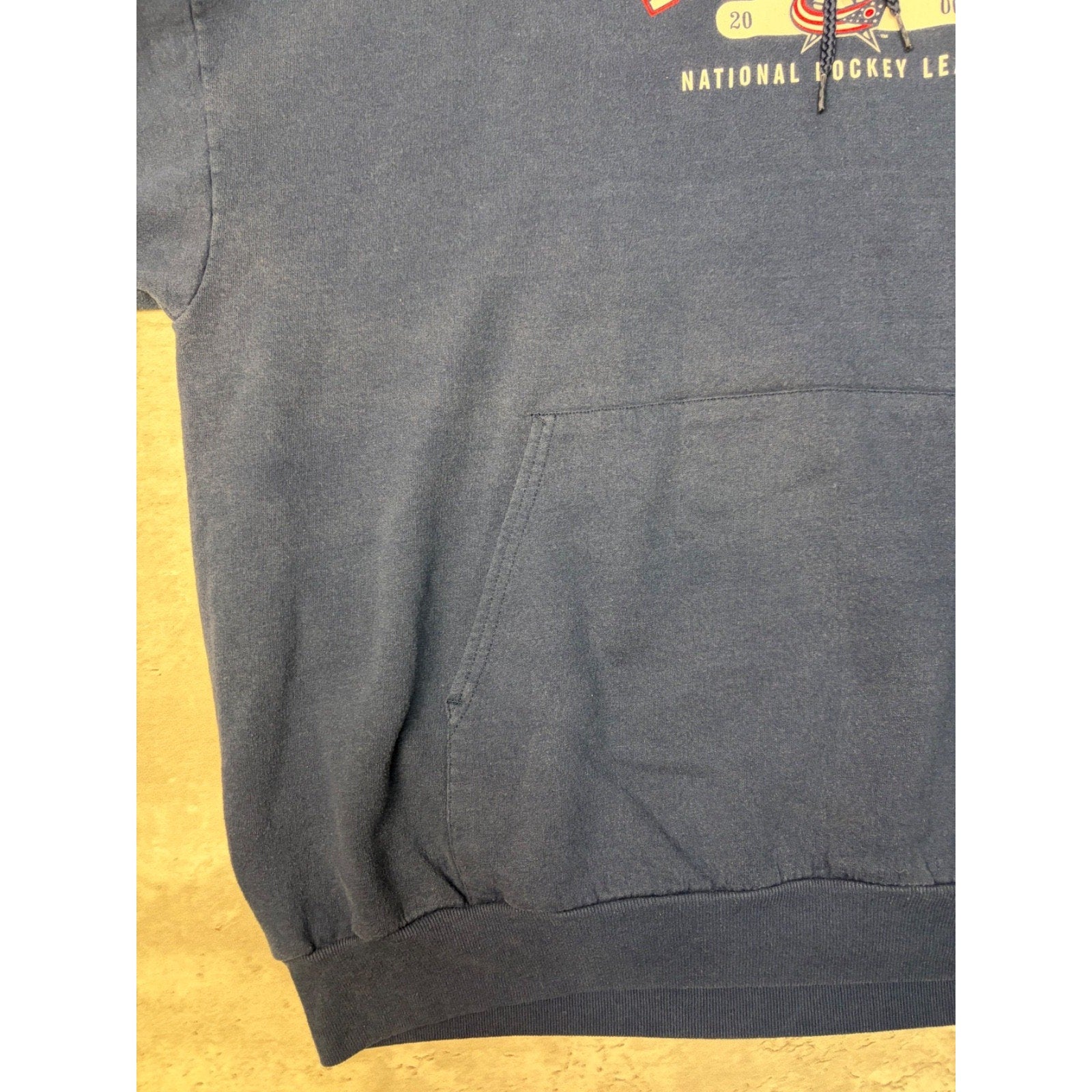 Vintage 2000 Columbus Blue Jackets NHL Hooded Sweatshirt Size 2XL
