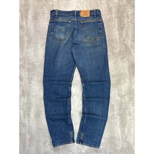 Vintage 90s Levis XX 505 Red Tab Dark Wash Denim Pants Size 35