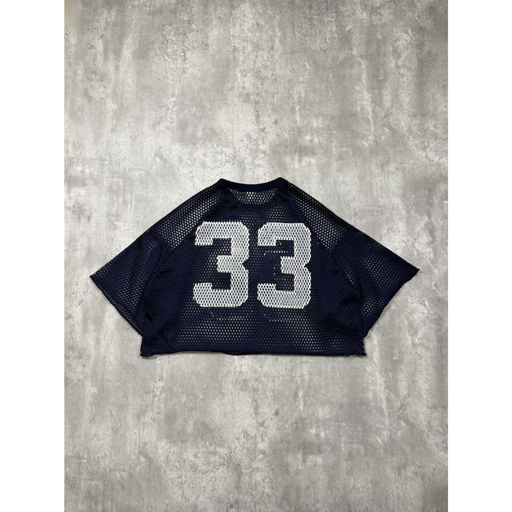 Vintage 80s/90s Tony Dorsett #33 Dallas Cowboys NFL Mesh Cropped Jersey Sz Large