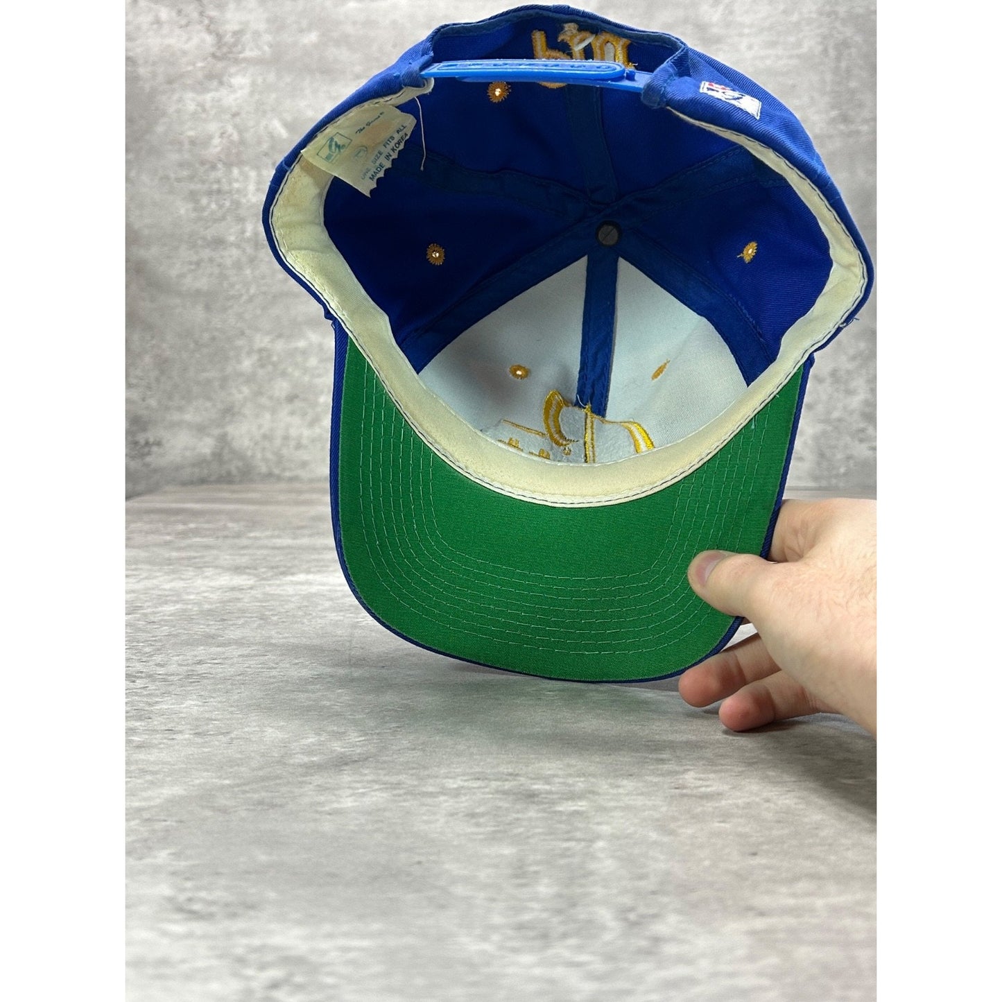 Vintage 90s Pitt Panthers NCAA Embroidered Spellout Snapback Hat OSFA