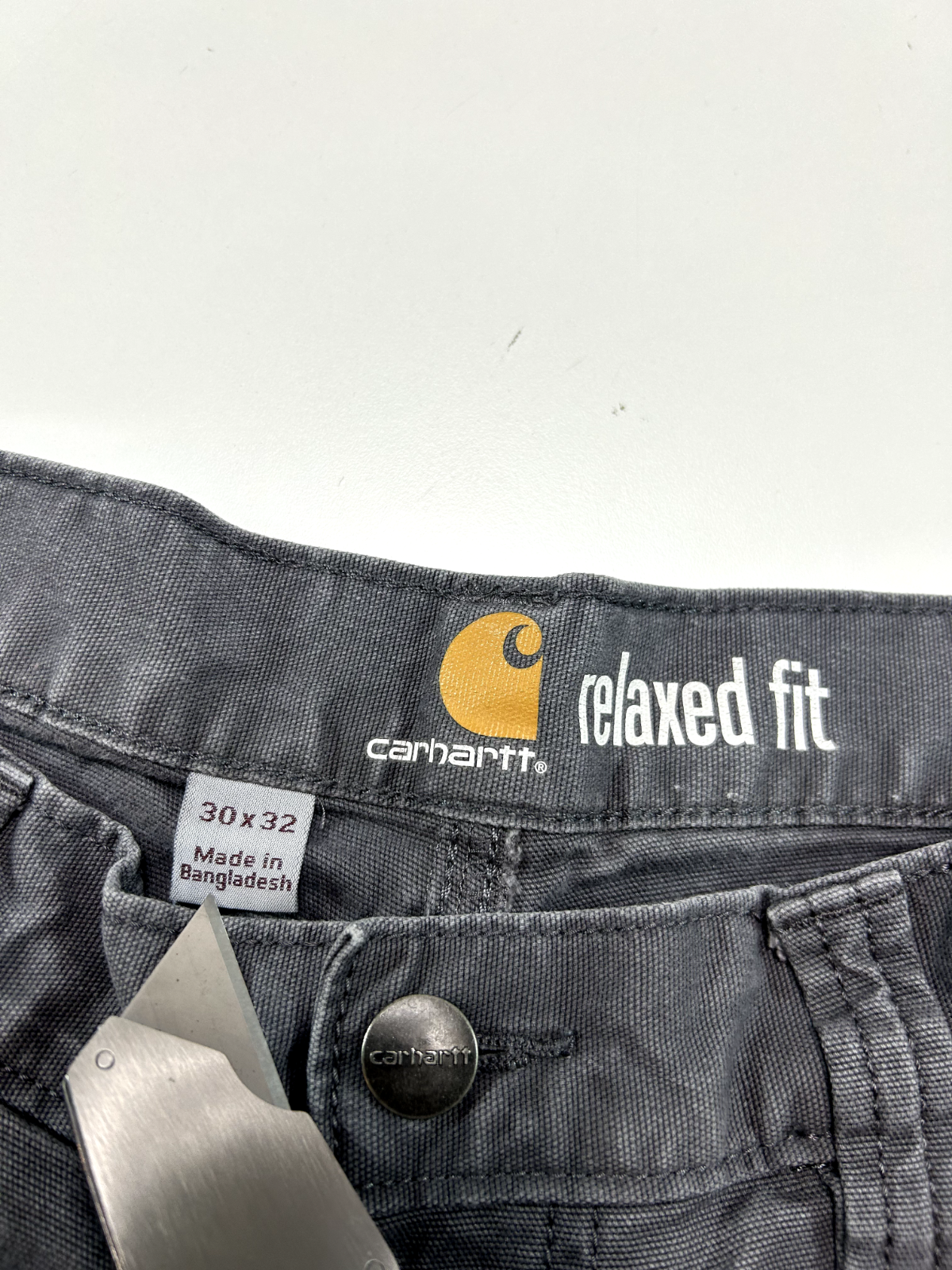 Carhartt Relaxed Fit Canvas Workwear Five Pocket Pants Size 30