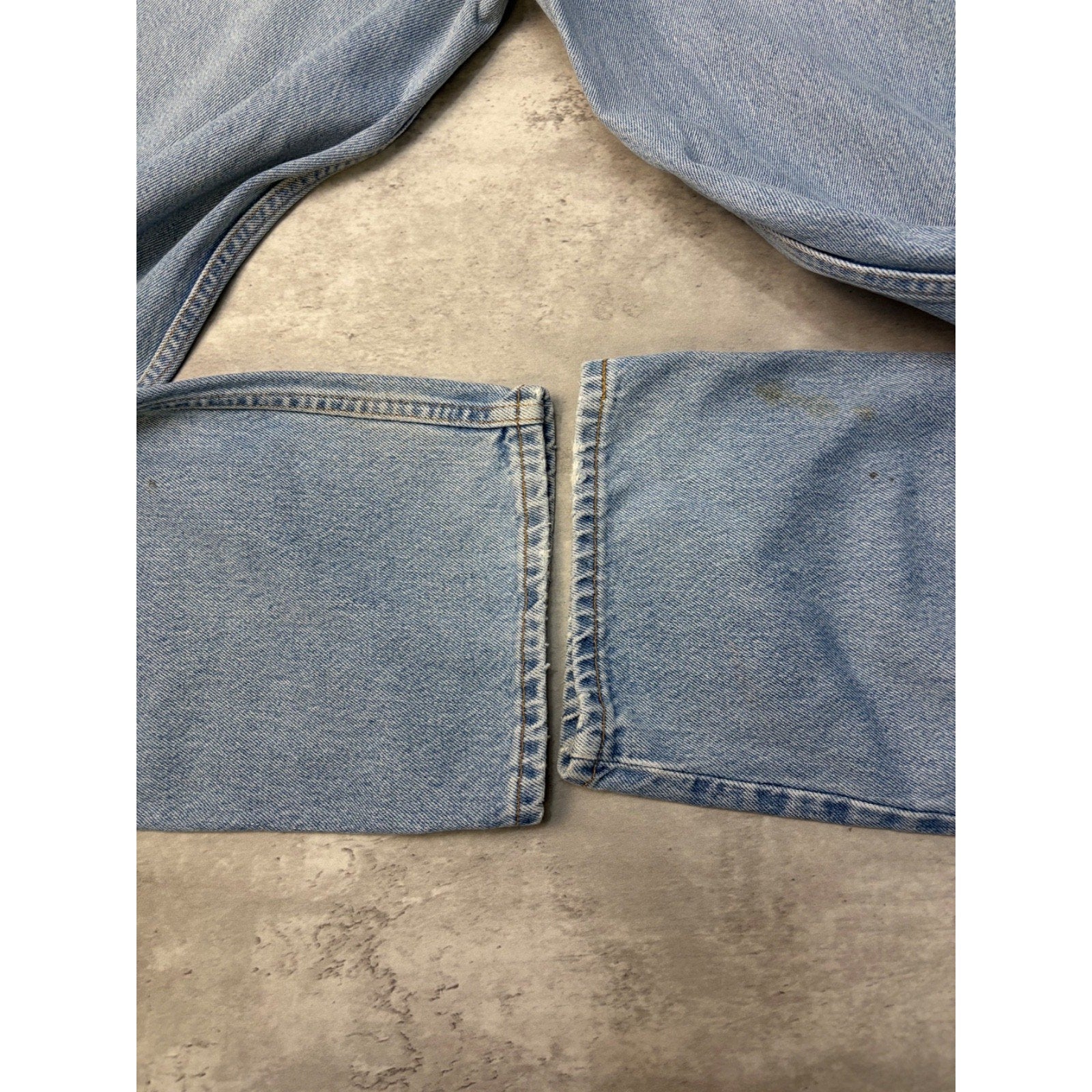 Vintage 90s Levis 550 Red Tab Relaxed Fit Light Wash Denim Pants Size 38