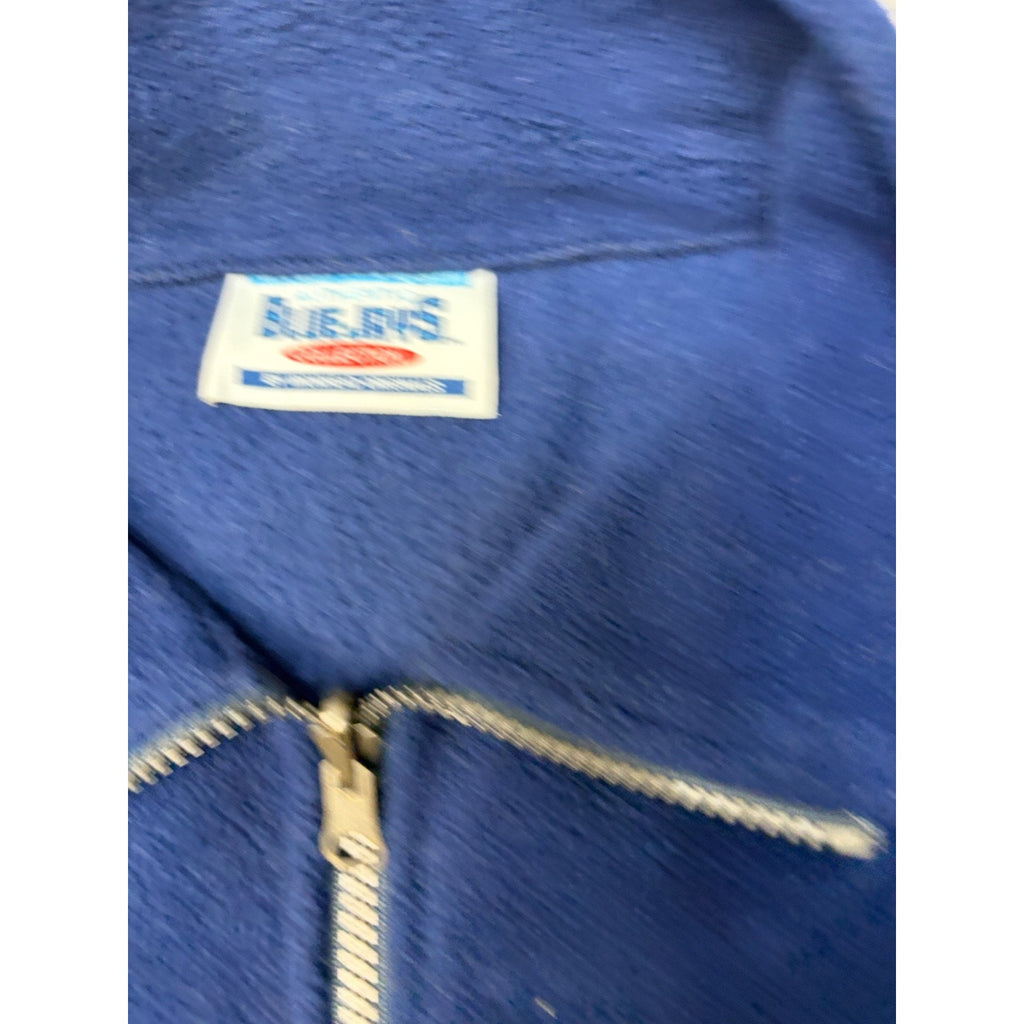 Vintage Toronto Blue Jays MLB Embroidered Logo Full Zip Fleece Sweatshirt Sz 2XL