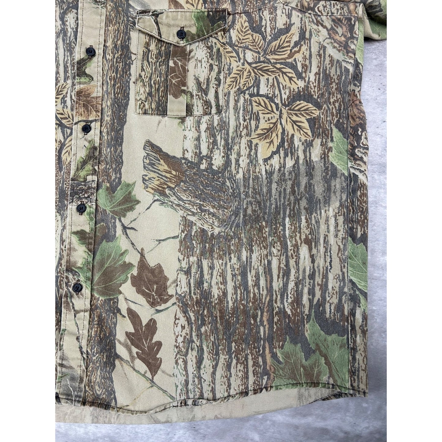 Vintage Redhead Realtree Camo Long Sleeve Hunting Button Up Shirt Size 3XL