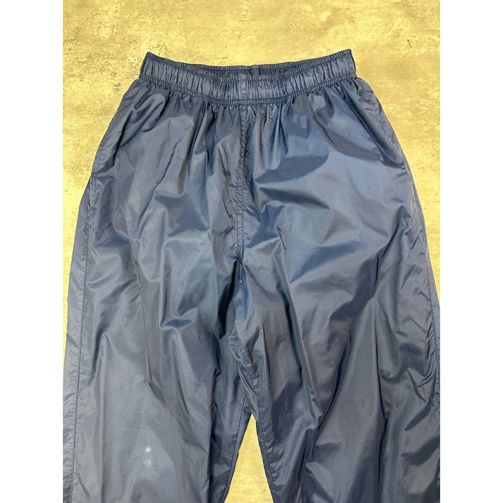 Vintage 90s Nike Embroidered Mini Swoosh Nylon Track Pants Size Medium YOUTH