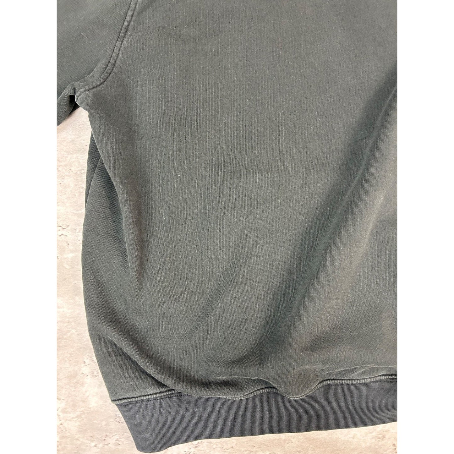 Vintage Nike Embroidered Mini Swoosh Hooded Sweatshirt Size Large Black