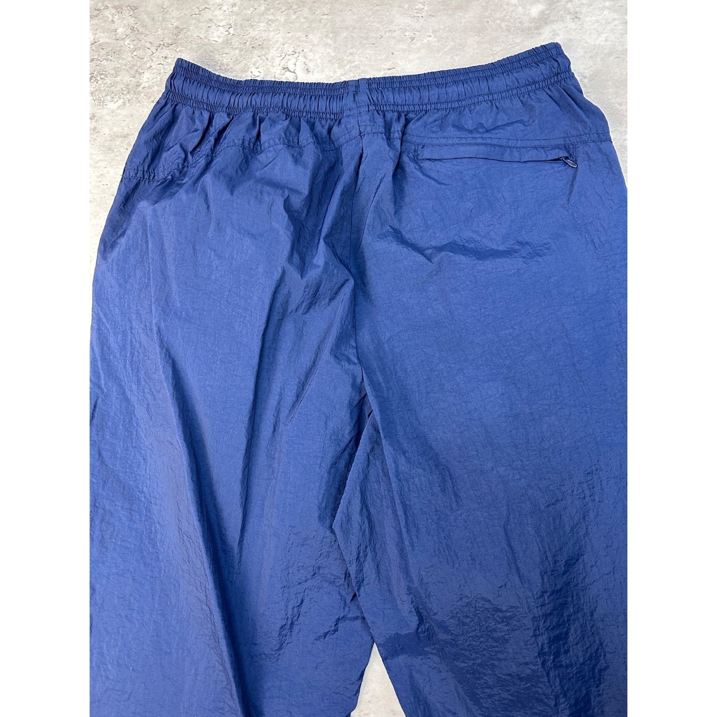 Vintage 90s Nike Tonal Embroidered Swoosh Nylon Track Pants Size Large