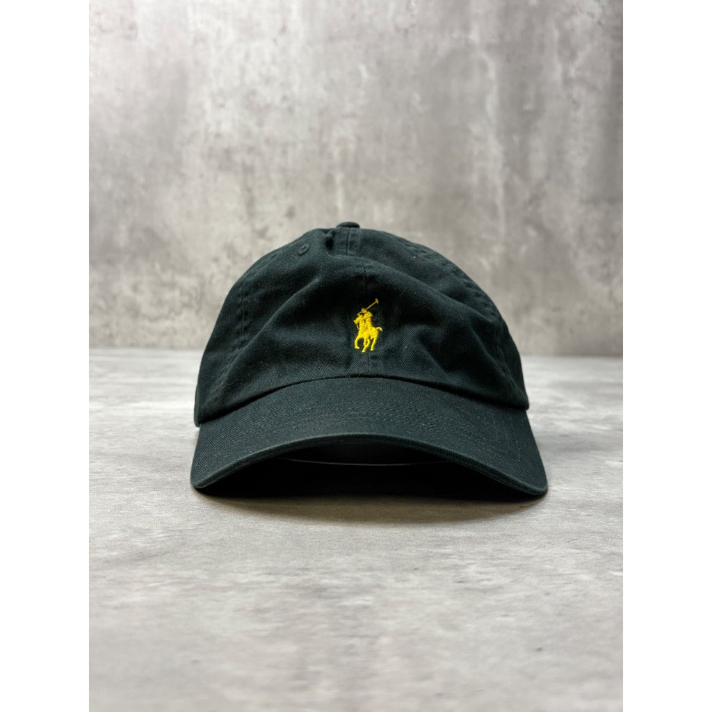 Vintage Polo Ralph Lauren Embroidered Pony Two Tone Strapback Hat OSFA
