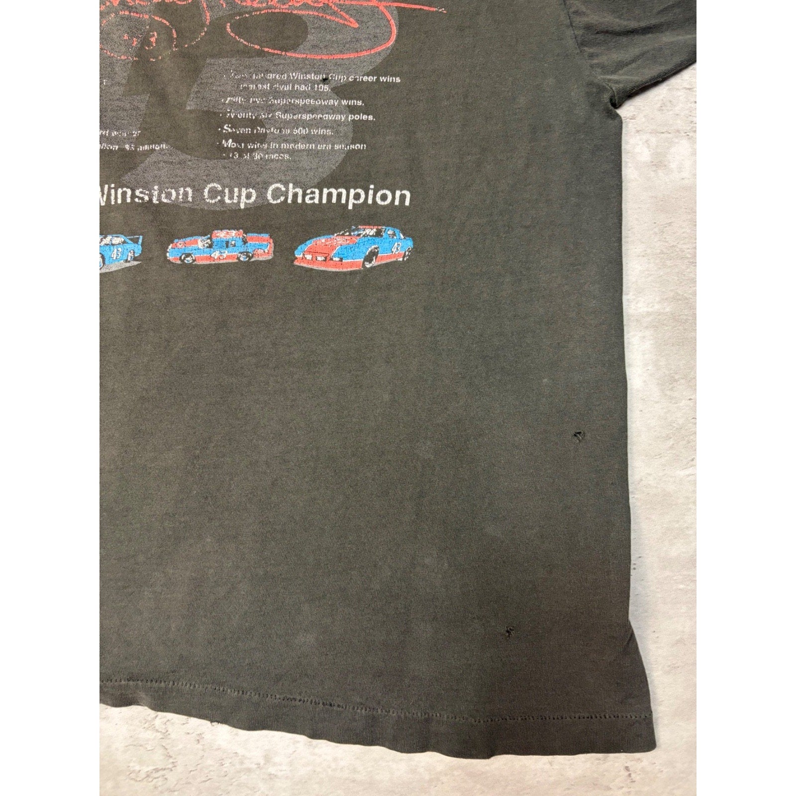 Vintage 1992 Richard Petty 35 Years Of Racing Nascar Graphic T-Shirt Size XL